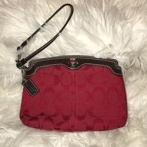 Red Coach Handbag